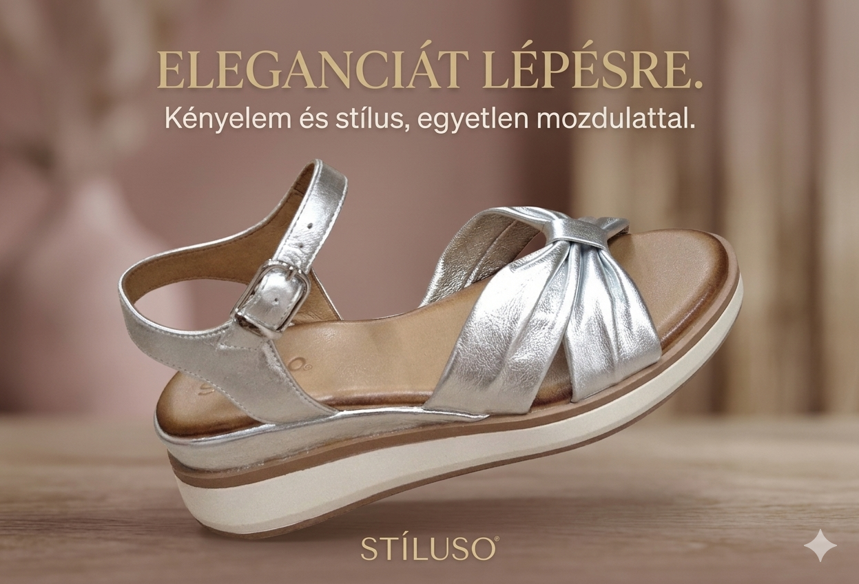 INUOVO női nyári szandál 5IN 113122 SILVER