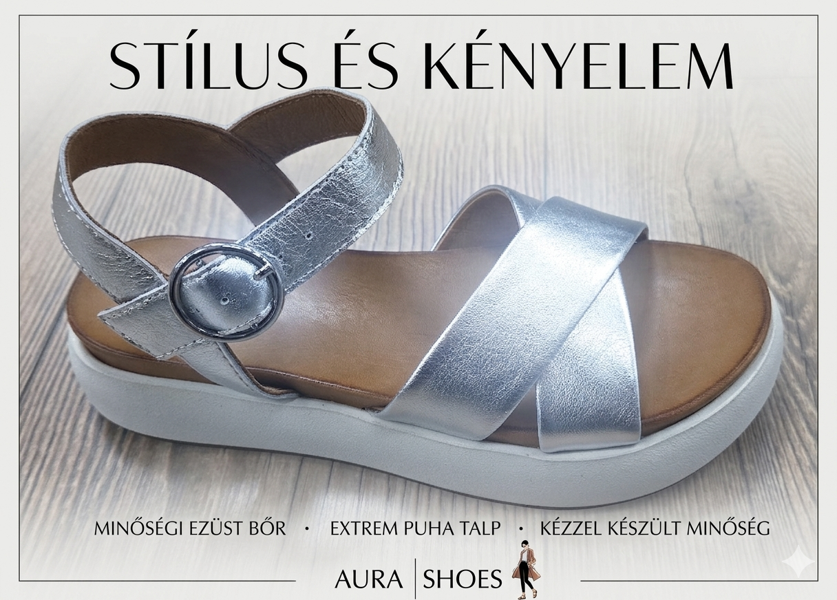 INUOVO női nyári szandál A96004 SILVER