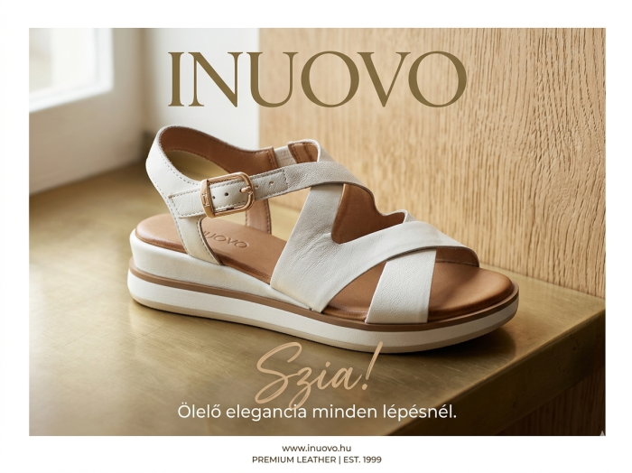 INUOVO női nyári szandál 113120 crema large