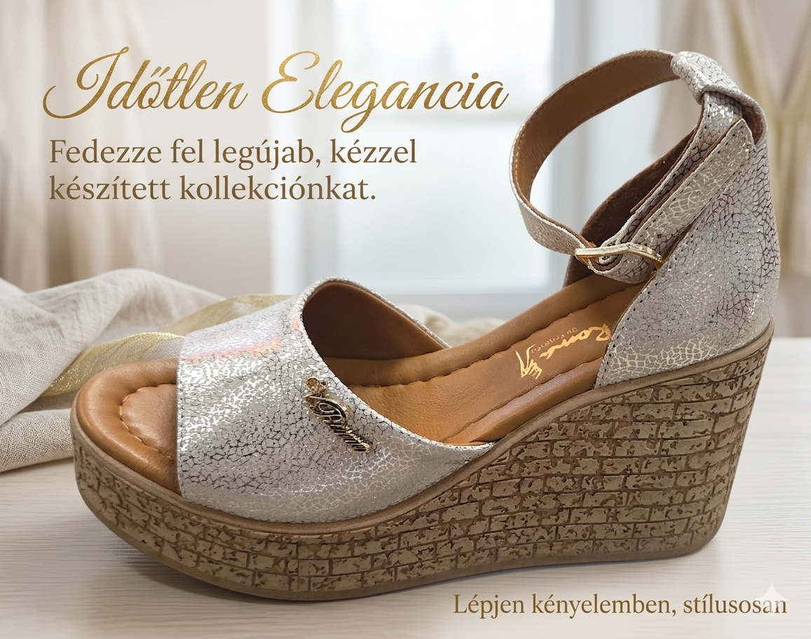 	Női nyári szandál 082 6482 304 arany