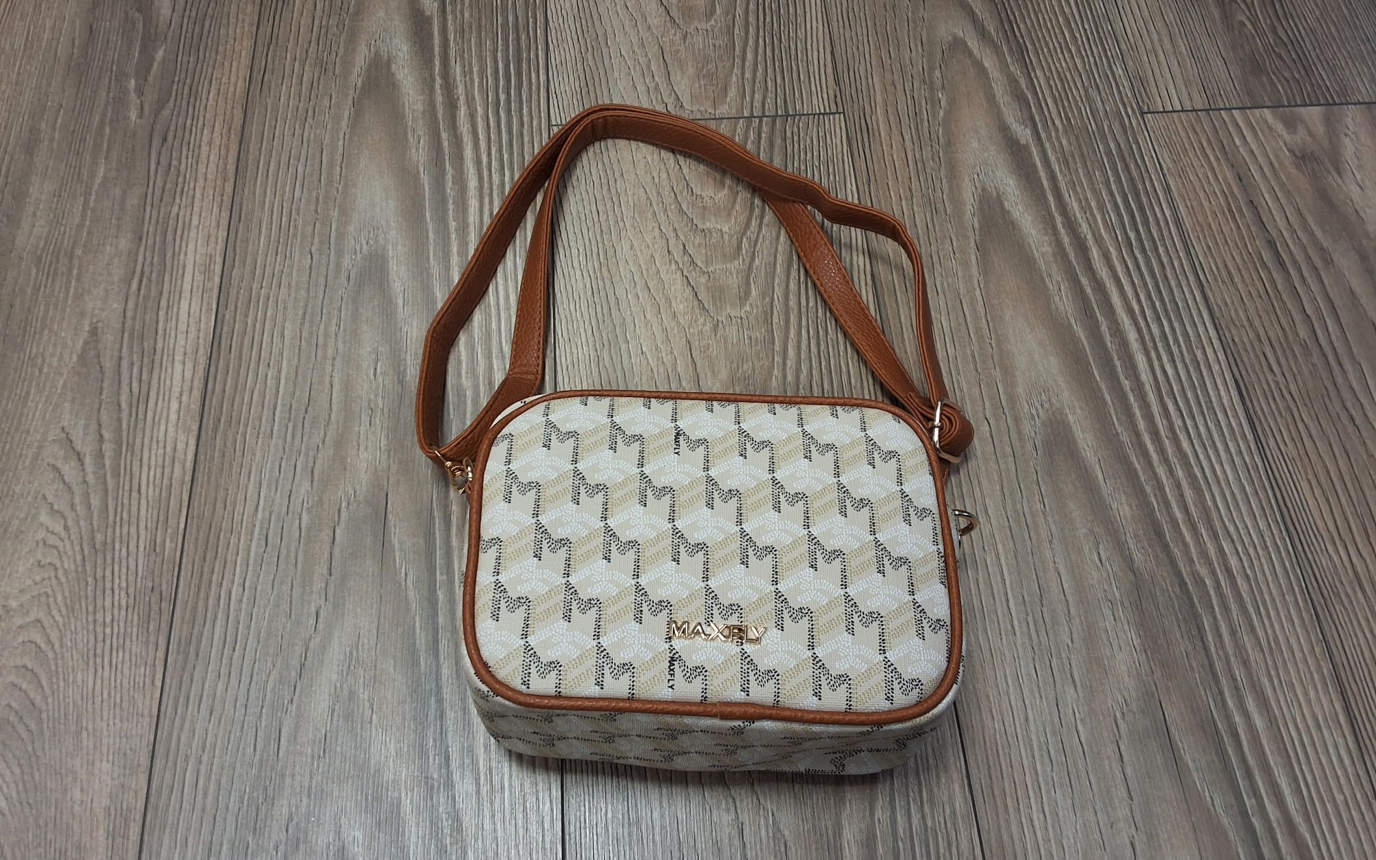 crossover jellegű test táska NEW9920 khaki-brown