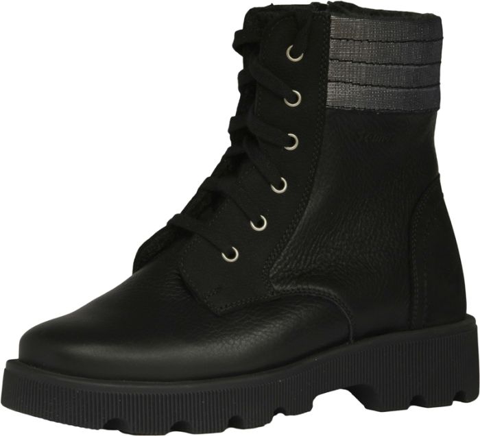 Szamos Kölyök fűzős, cippzáros texes bélelt bőr bakancs 1824-561183  f  31-35 méretben large