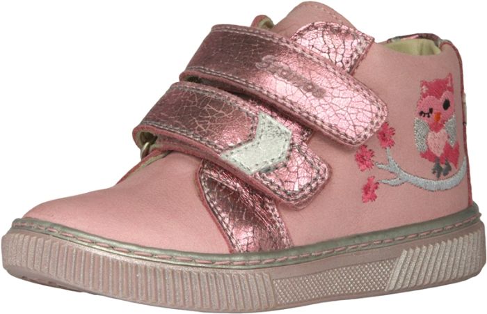 SZAMOS KÖLYÖK bőr félcipő 1840-506532 pink-ezüst  25-30 méretben large