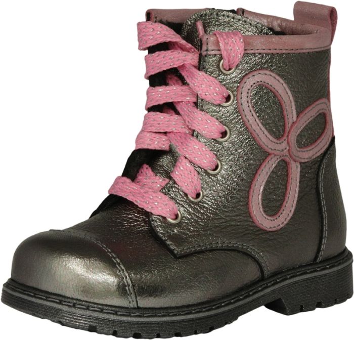 Szamos Kölyök fűzős, cippzáros texes bélelt bőr bakancs 1887-560022 v 25-30 méretben large