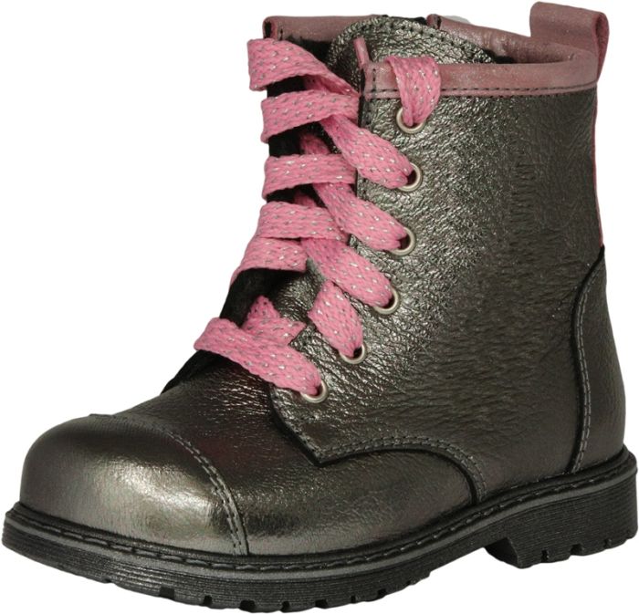 Szamos Kölyök fűzős, cippzáros texes bélelt bőr bakancs 1888-560023  v 31-35  méretben large