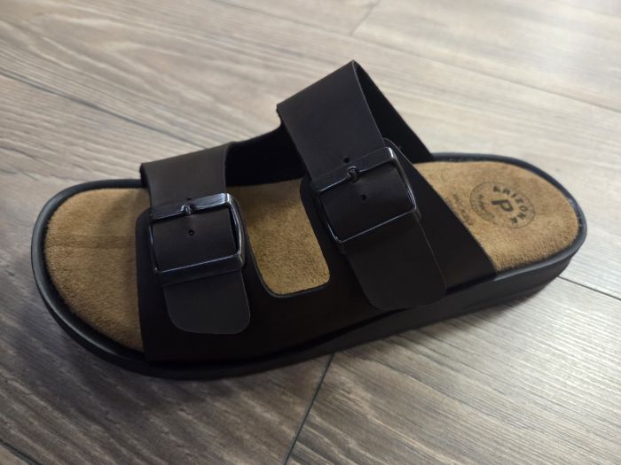 Férfi nyári papucs B100-PS barna large