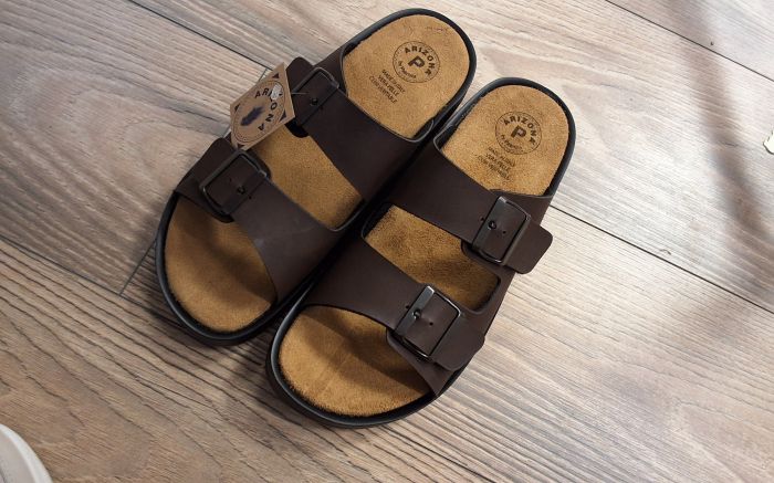 Férfi nyári papucs B100-PS barna large