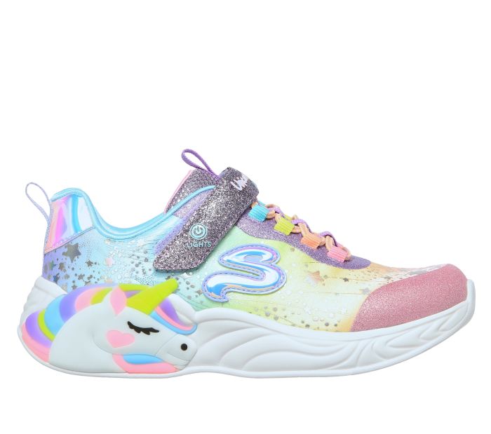 SKECHERS Flutter Heart Lights - Simply Love 302311L PRMT large