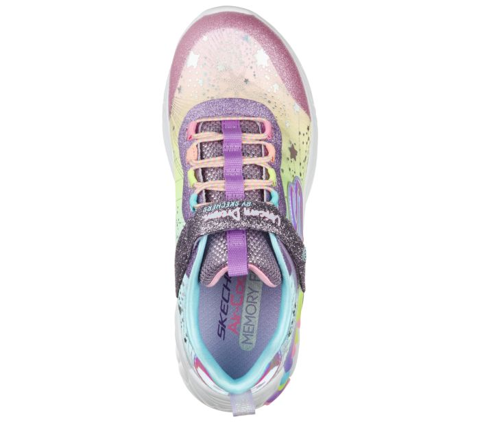 SKECHERS Flutter Heart Lights - Simply Love 302311L PRMT large