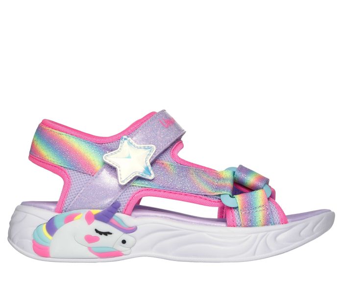 SKECHERS Unicorn Dreams Sandal - Dreamy Unicorns 303107L LVMT large