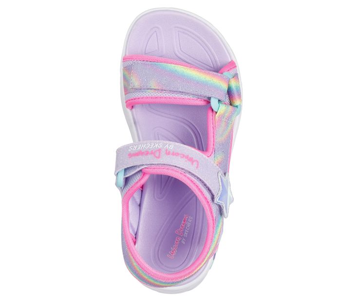 SKECHERS Unicorn Dreams Sandal - Dreamy Unicorns 303107L LVMT large