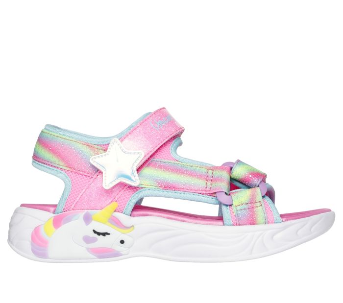 SKECHERS Unicorn Dreams Sandal - Dreamy Unicorns  303107L PKMT large