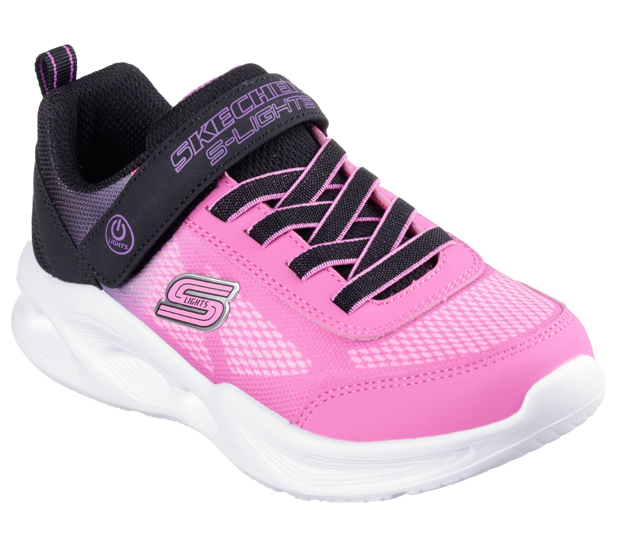 SKECHERS S-Lights: Sola Glow - Ombre Deluxe  303714L  BKHP