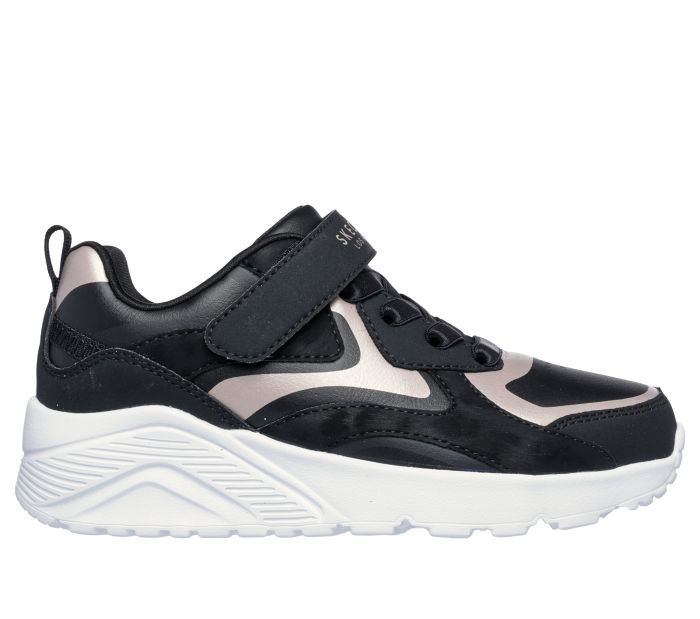SKECHERS Uno Lite -metallic burst 310380L BKRG large