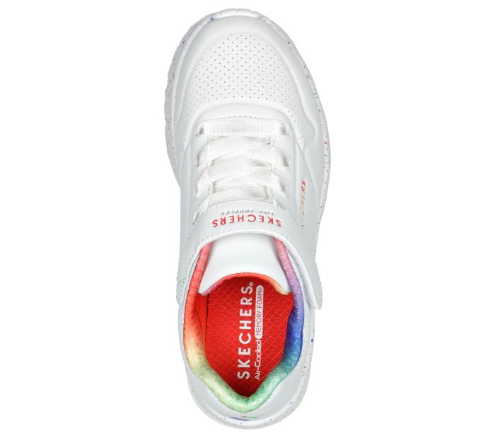 SKECHERS UNO Lite - Rainbow Specks 310457L WMLT large