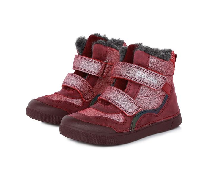 D.D.STEP LÁNYKA TÉLI CIPŐ W068-495L RASPBERRY 31-36 large