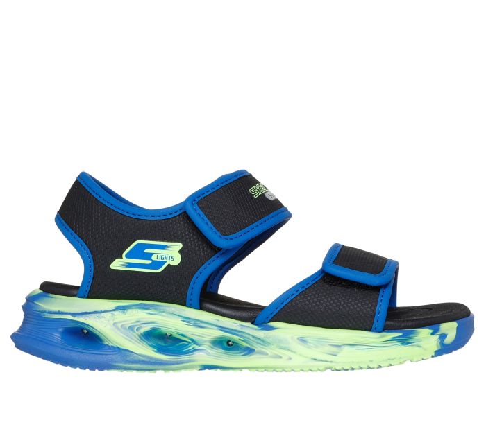 SKECHERS S Lights -Sola Glow Sandal Fus 407032L   BKBL  large