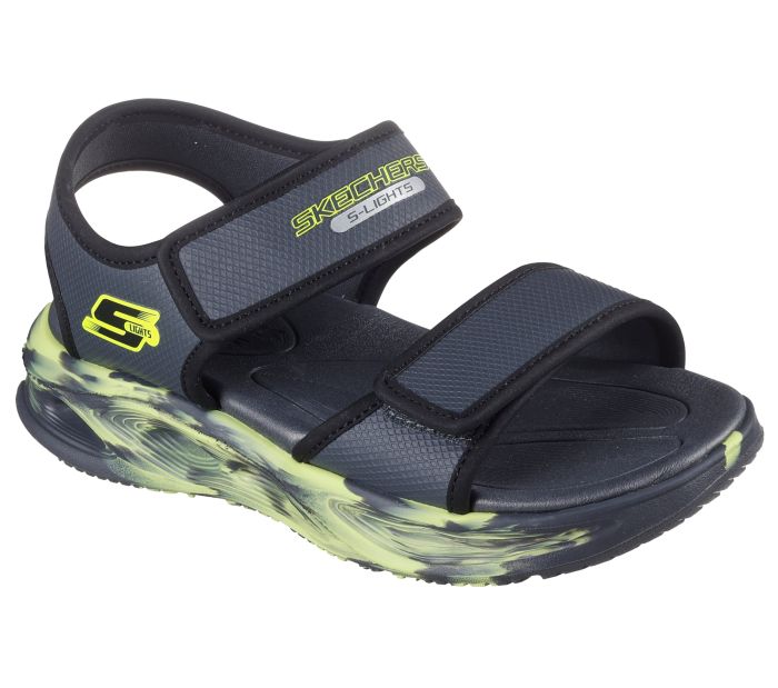 SKECHERS S Lights -Sola Glow Sandal Fus  407032L CCBK large