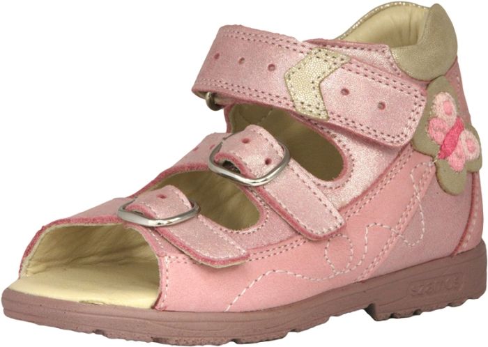 SZAMOS KÖLYÖK szupinált szandál 4408-507493 pink-arany   31-35 méretben large