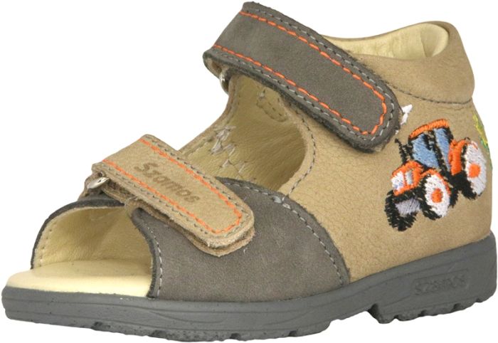 SZAMOS KÖLYÖK szupinált szandál 4419-207391  szürke-beige 19-24 méretben large
