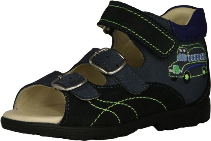 Szamos Kölyök szupinált szandál 4433-207092 kék-királykék 25-30 méretben large