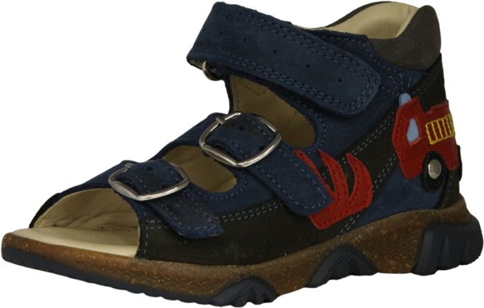 Szamos Kölyök szandál 4435-101762 antracit-kék-piros 25-30 méretben large
