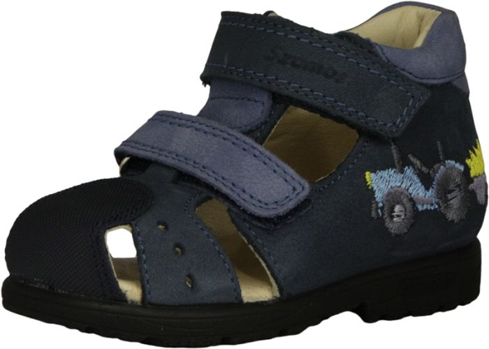 Szamos Kölyök szupinált orrpántos szandál 4440-107091 kék 19-24 méretben large