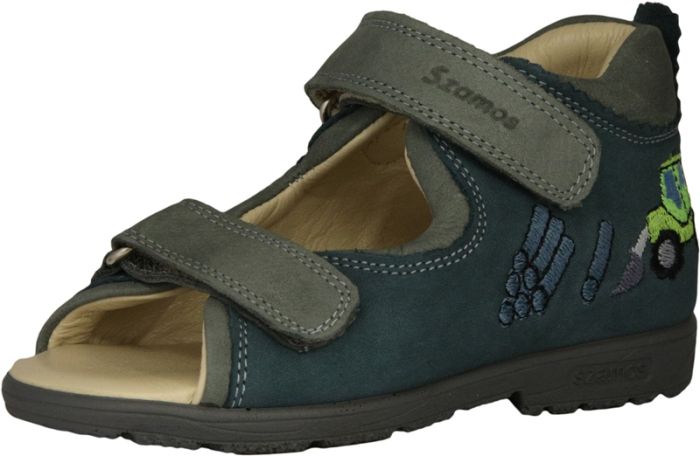 Szamos Kölyök szupinált szandál 4445-207392 viharkék-szürke 25-30 méretben large