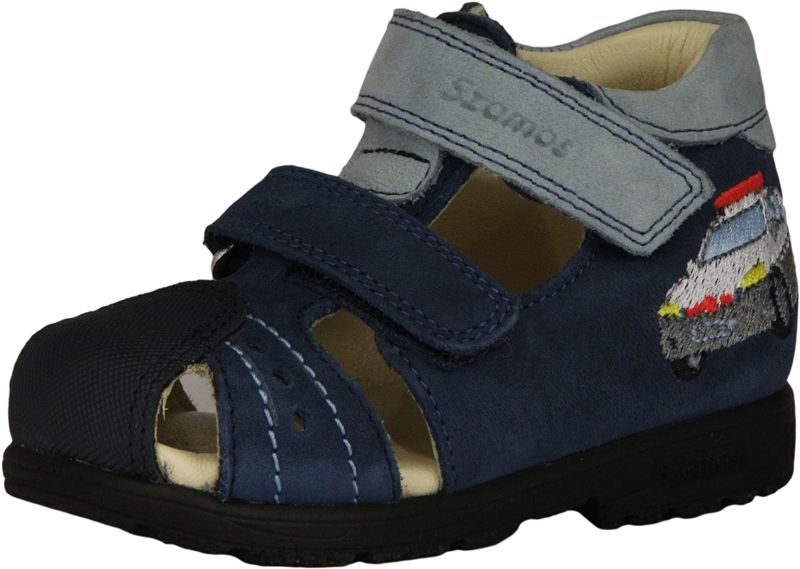Szamos Kölyök szupinált orrpántos szandál 4453-107091 sötétkék-világoskék 19-24 méretben
