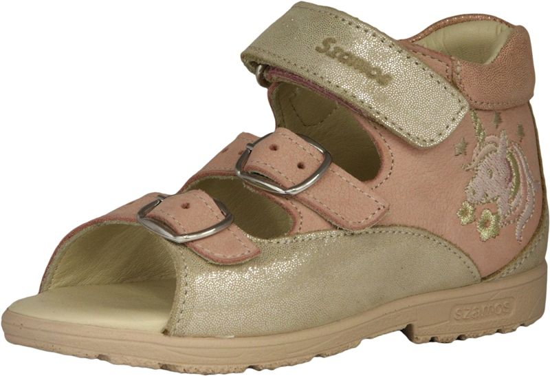 Szamos Kölyök szupinált szandál 4455-507692 rózsaszín-beige 25-30 méretben 