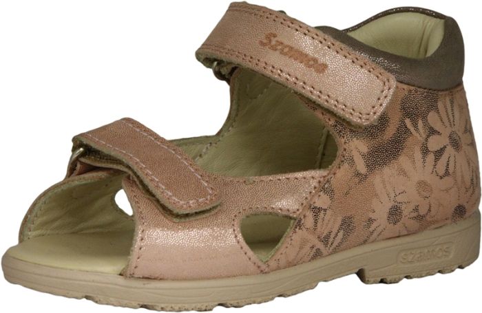 Szamos Kölyök szupinált szandál 4460-507693 rózsaszín-homok 31-35 méretben large