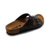 LEON 4703 fekete Comfort férfi bőr papucs thumb