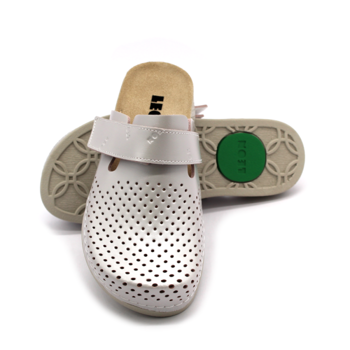 LEON Comfort női bőr klumpa 500 perla large