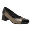 Piccadilly női cipő 748042-1 bronz metál-fekete lakk thumb