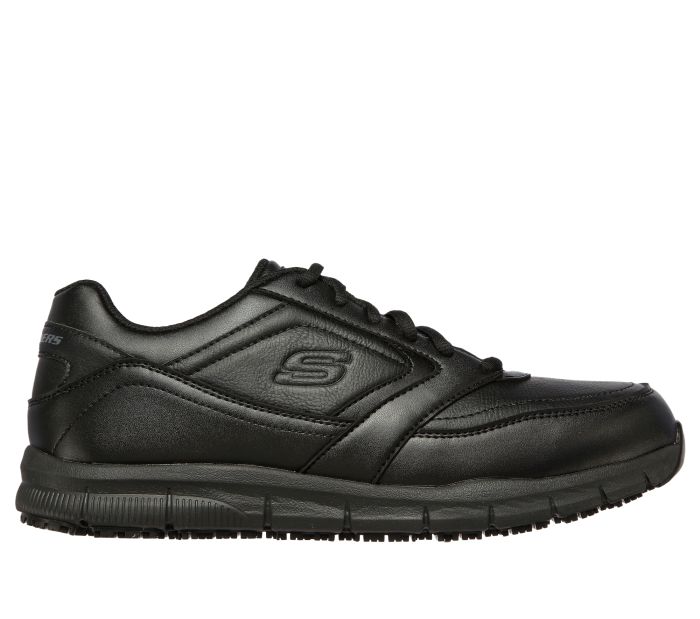 Skechers 77156EC Work Relaxed Fit: Nampa SR BLK large