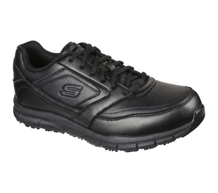 Skechers 77156EC Work Relaxed Fit: Nampa SR BLK large