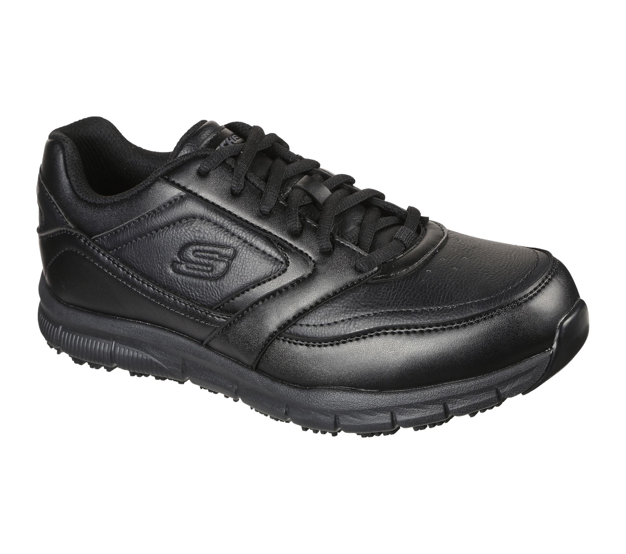 Skechers 77156EC Work Relaxed Fit: Nampa SR BLK