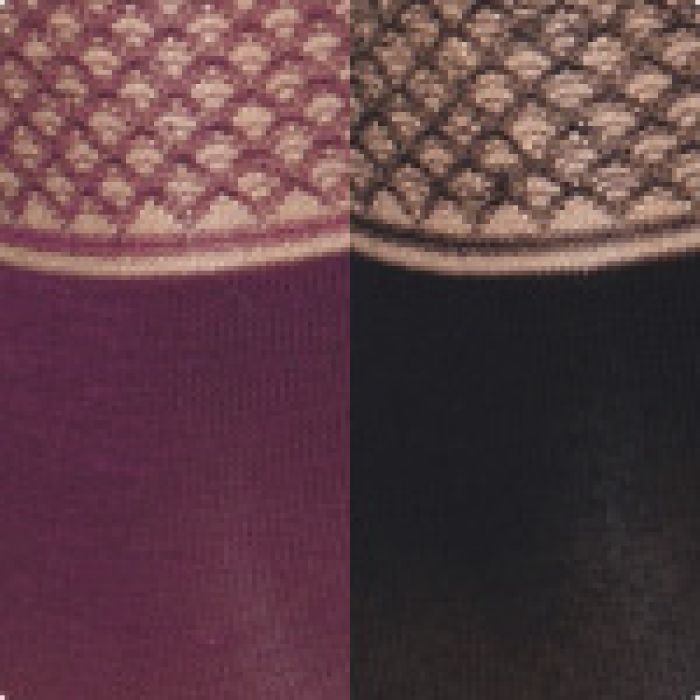 Tamaris női zokni 99645 burgundyy-black 2 páras szett 35-38,39-42 méretben large