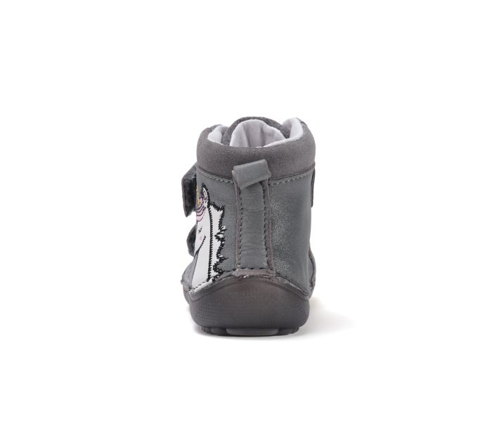 D.D.Step lányka bőr félcipő A063-52815M Dark Grey 25-30 méretben large