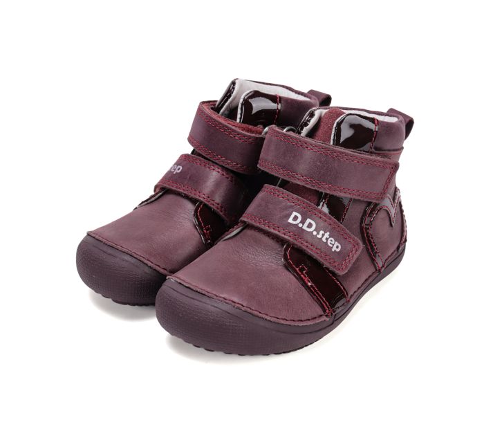 D.D.Step bőr félcipő A063-52818A Raspberry 25-30 méretben large