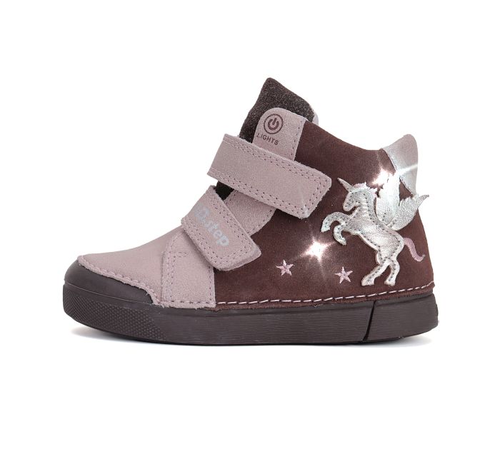 D.D.step bőr félcipő A068-52459A Chocolate 25-30 méretben large