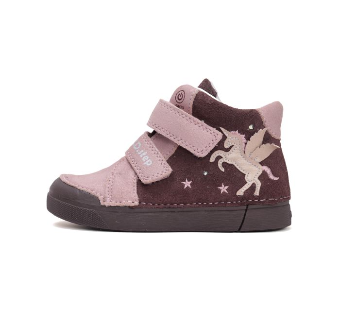 D.D.step bőr félcipő A068-52459A Chocolate 25-30 méretben large