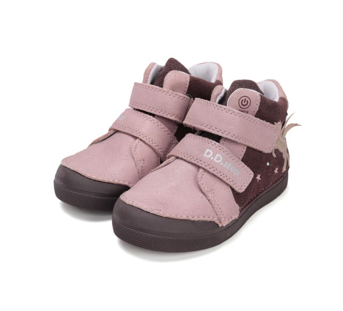 D.D.step bőr félcipő A068-52459A Chocolate 25-30 méretben large