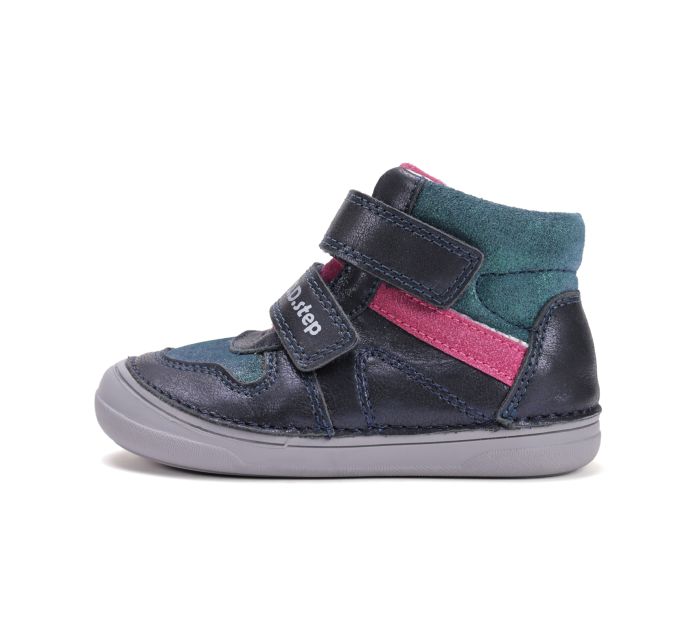D.D.Step lányka bőr félcipő A078-52162DL Royal Blue 32-37 méretben large