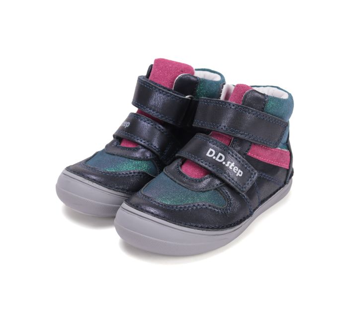 D.D.Step lányka bőr félcipő A078-52162DL Royal Blue 32-37 méretben large