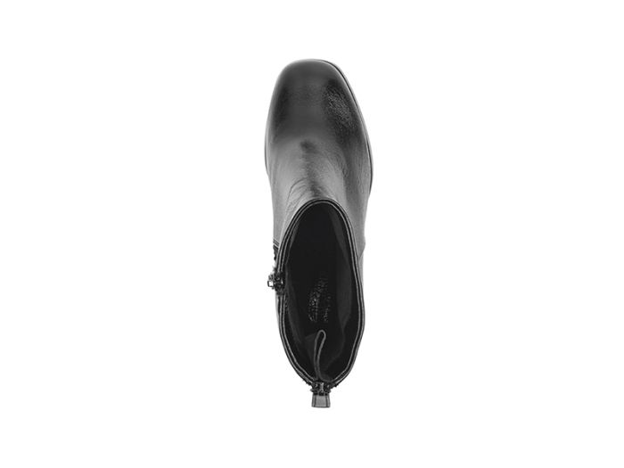 REGARDE Női bőr félcsizma  ANALISA-02 2800 fekete lakk large