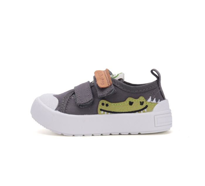 D.D.step vászon cipő C096-52129M Dark Grey 26-31 méretben large