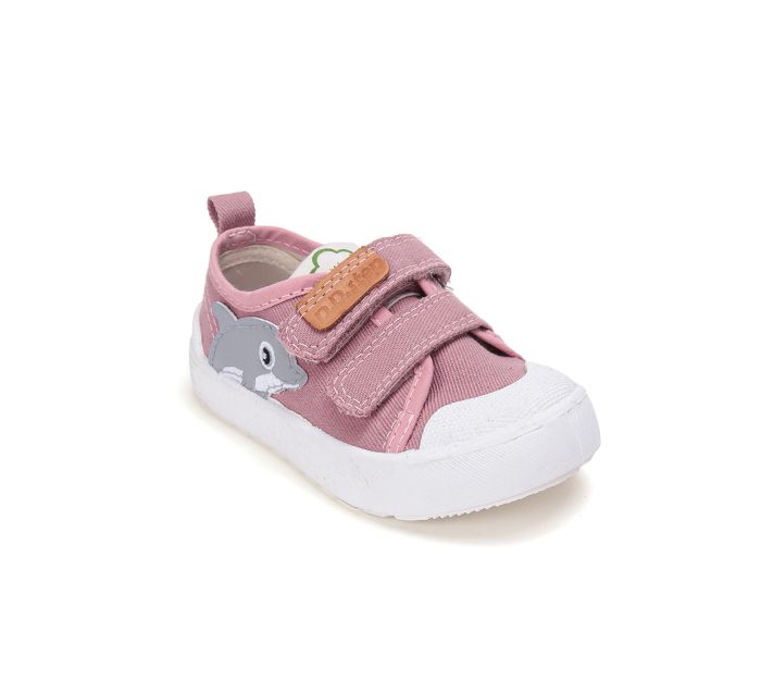D.D.step tépőzáras vászon cipő C096-52209AM Baby Pink 26-31 méretben large
