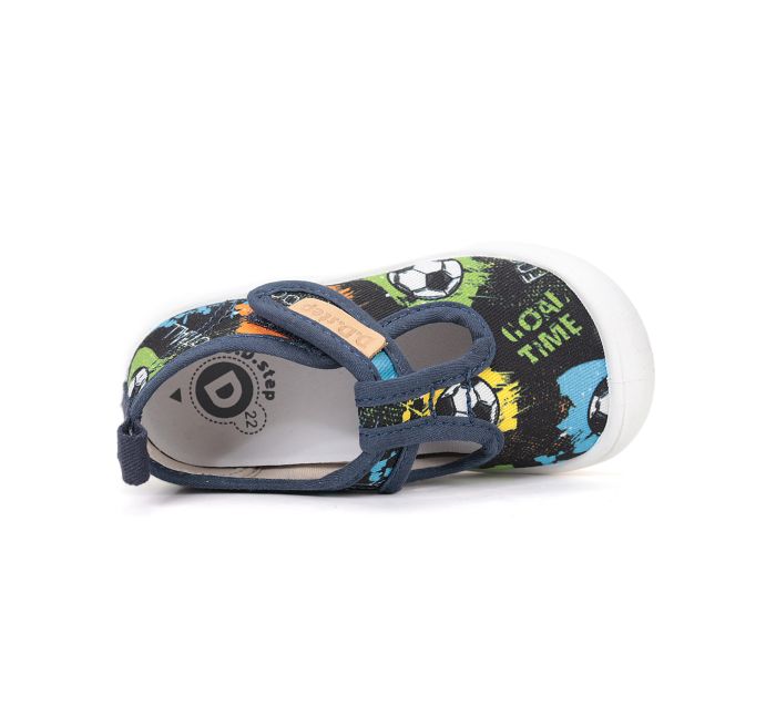 D.D.step vászoncipő C100-61811 Royal Blue 22-27 méretben large