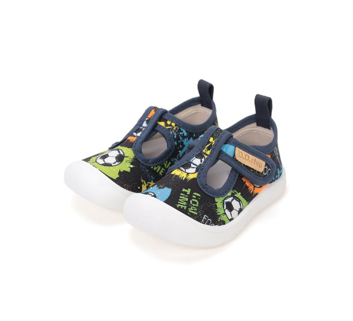 D.D.step vászoncipő C100-61811L Royal Blue 28-33 méretben large